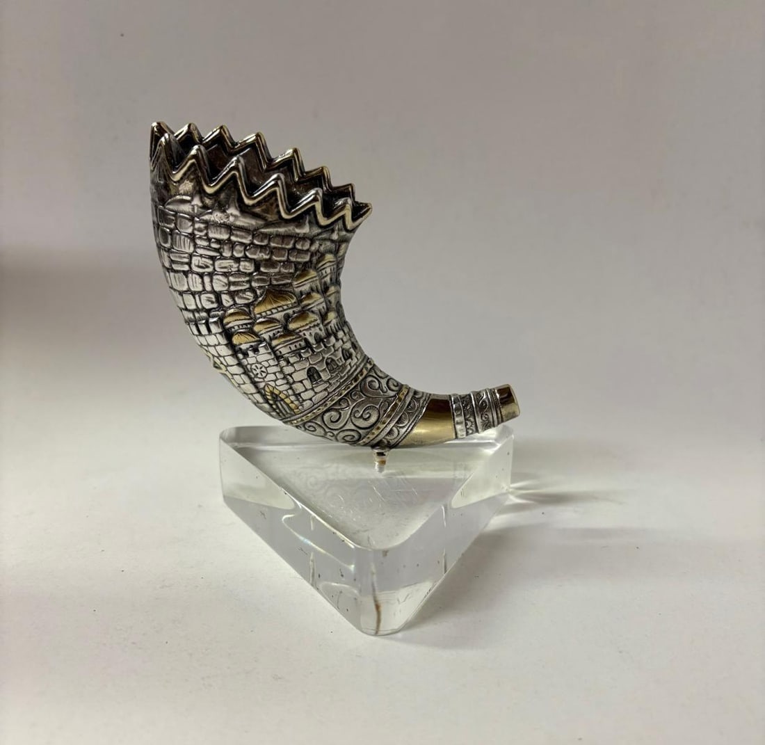 RAPHAEL ABECASSIS- 925 STERLING SILVER PLATED "Jerusalem Dove" (1 of 4)