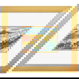 Leroy Neiman- Offset Lithograph: Artist: Leroy Neiman. Medium: Offset Lithograph. Size: 5.5" x 7.5". Measures approx. 15" x 17" (framed). Signature: Signed in plate. Reference#: 84851.