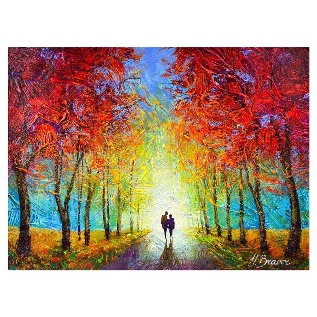 Mark Braver, Original Acrylic Painting on Canvas, Hand Signed with Letter of Authenticity. (1 of 2)