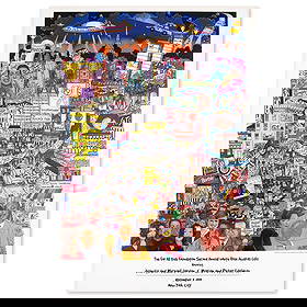 Charles Fazzino- Poster "The For All Kids Foundation": Artist: Charles Fazzino. Medium: Poster. Title: The For All Kids Foundation. Size: 28" x 20". Certificate of Authenticity: Is included. Reference#: 10053.