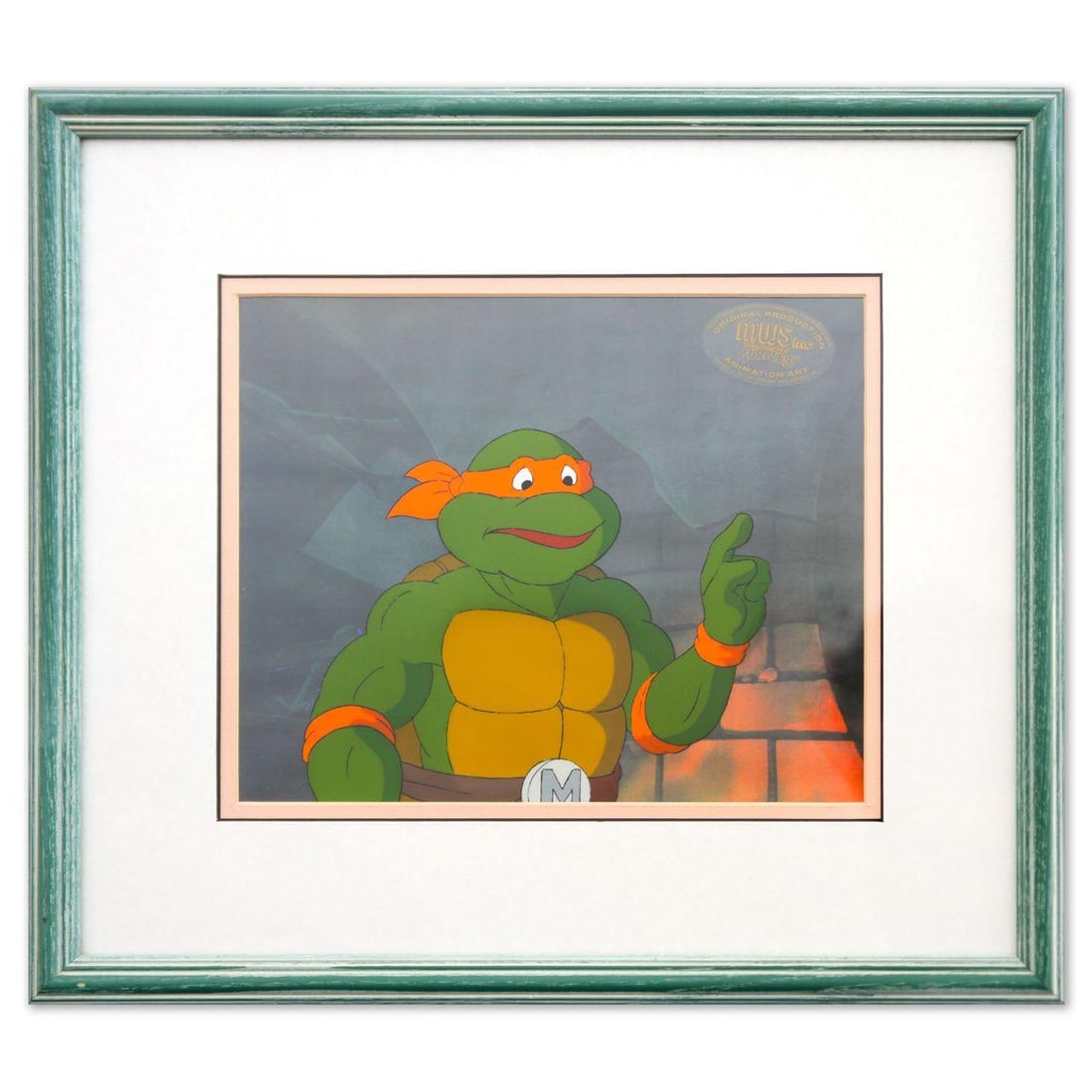 Animation Art- Hand-Painted Cel "Michelangelo" (1 of 2)
