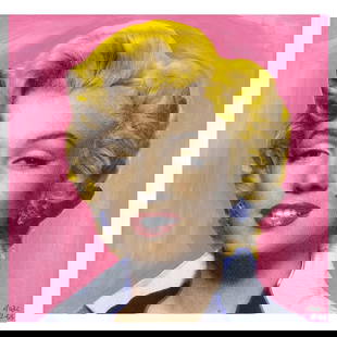 Ringo Daniel Funes (Protege of Andy Warhol's Apprentice, Steve Kaufman), "Marilyn Classic": Marilyn Classic is a one-of-a-kind hand-pulled mixed media silkscreen on canvas by Ringo (Daniel Funes) - protege of Andy Warhol's apprentice, Steve Kaufman.This piece is hand signed by the artist.