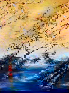 Sandy Murphy- Print on canvas "Conception": Artist: Sandy Murphy. Medium: Print on canvas. Title: Conception. Size: 24" x 18". Signature: Hand Signed and Numbered 10/10. Reference#: 28037.