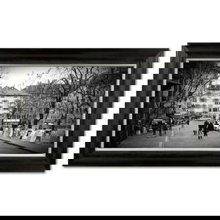 Misha Aronov, "Lazy Saturday" Framed Limited Edition Photograph on Canvas, Numbered and Hand Signed: Lazy Saturday is a limited edition giclee on canvas by photographer Misha Aronov, numbered and hand signed by the artist. The piece comes custom framed and includes Letter of Authenticity. Measures