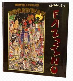 Charles Fazzino- Original drawing inside softcover art book: Artist: Charles Fazzino. Medium: Original drawing inside softcover art book. Signature: Signed. Reference#: 61398.