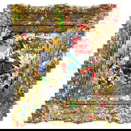 Mr Brainwash, "Work Well Together" Splash Framed Mixed Media Original on Canvas Panel, Hand Signed