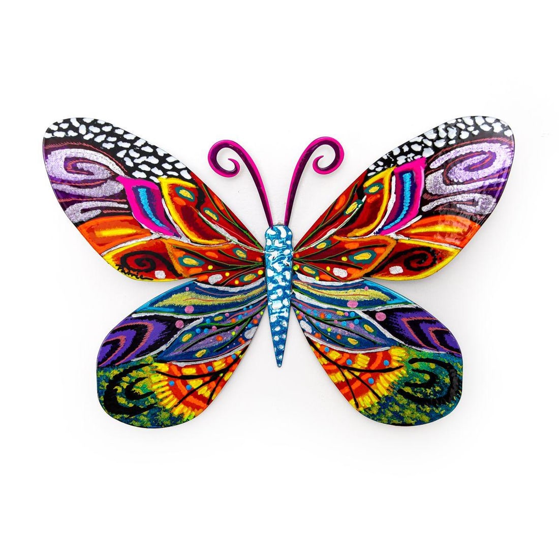Patricia Govezensky- Original Painting on Cutout Steel "Butterfly": Artist: Patricia Govezensky. Medium: Original Painting on Cutout Steel. Title: Butterfly. Size: 8" x 12". Signature: Hand Signed by the artist. Certificate of Authenticity: From the publisher. Referen