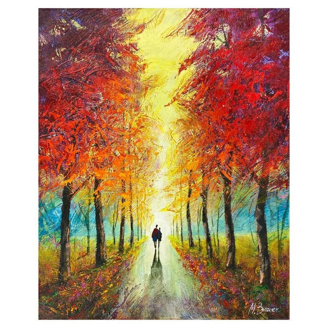 Mark Braver, Original Oil Painting on Canvas, Hand Signed with Letter of Authenticity. (1 of 2)