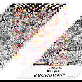 Charles Fazzino- Poster "Celebrate 100 Years Broadway": Artist: Charles Fazzino. Medium: Poster. Title: Celebrate 100 Years Broadway. Size: 35" x 25". Certificate of Authenticity: Is included. Reference#: 10049.