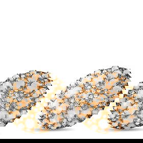 PASQUALE BRUNI 18K ROSE GOLD 1.85CT DIAMOND AND MOTHER OF PEARL CLIP-ON EARRINGS: These Pasquale Bruni earrings positively radiate light. Inset Diamonds with a total weight of 1.85 carats are perfectly paired with luminous Mother of Pearl gemstones. Each one features a circular 18K