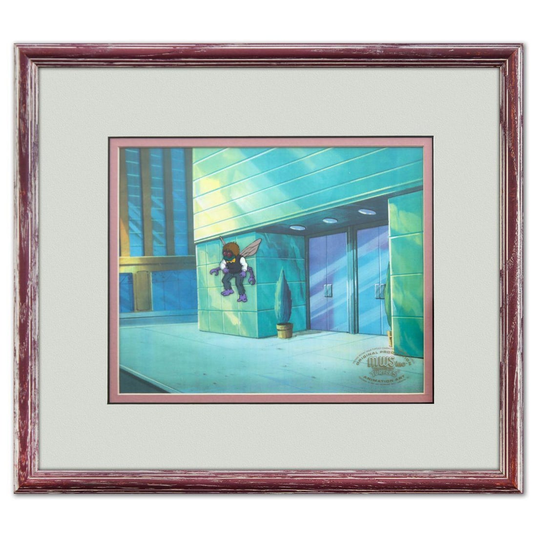 Animation Art- Hand-Painted Cel "Baxter Stockman" (1 of 2)