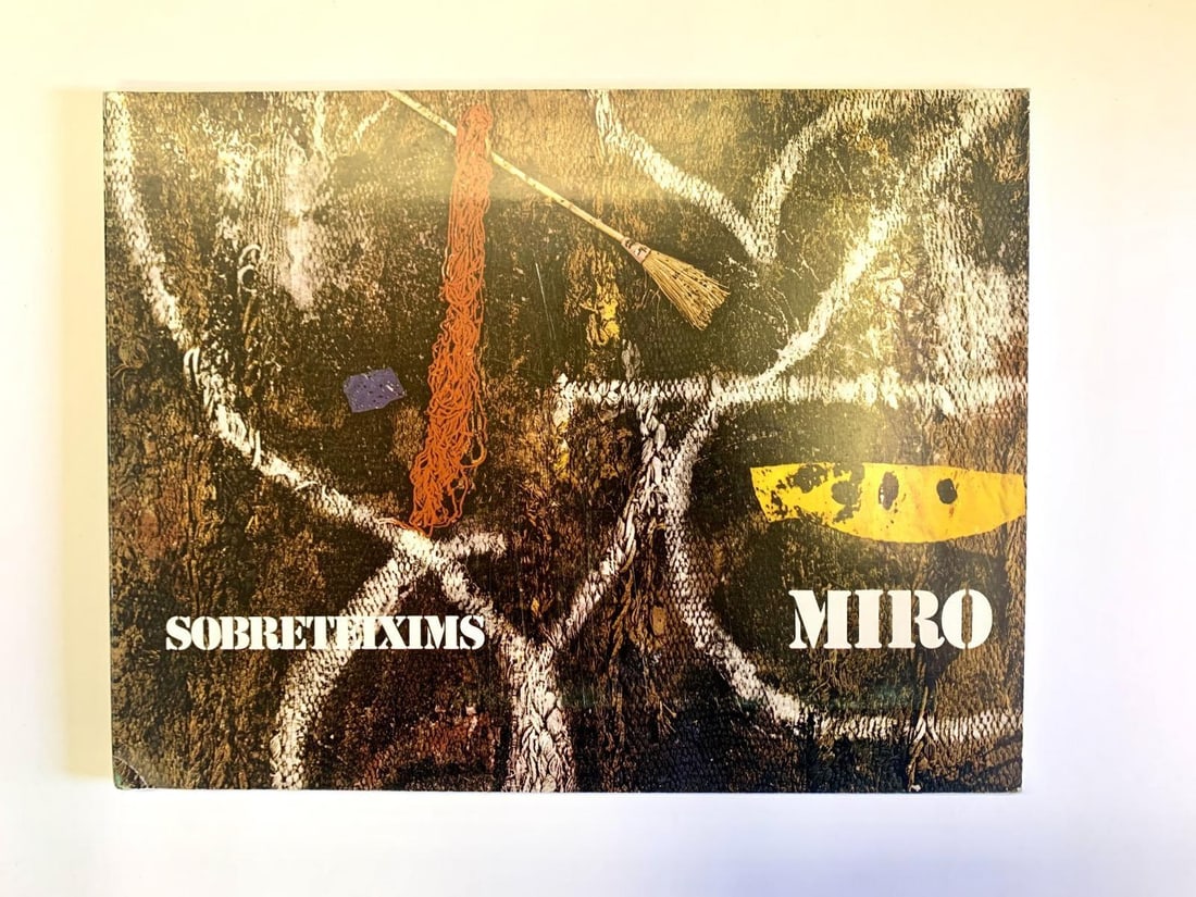 Joan Miro- Paperback "Miro Sobreteixims" (1 of 2)
