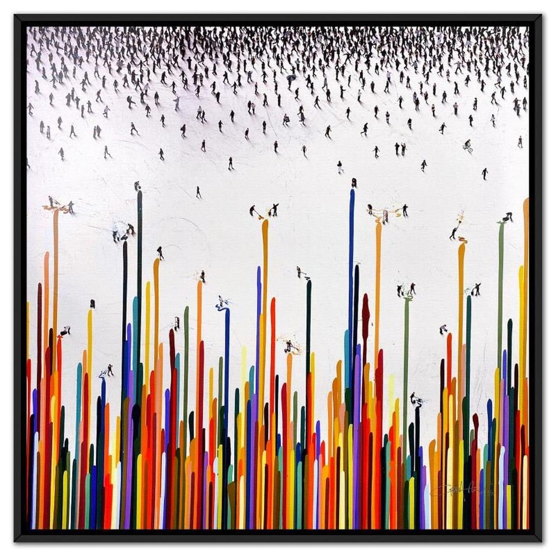 Craig Alan, "Populus: Understated Vicissitude" Framed Limited Edition on Canvas, 2/75 Numbered and (1 of 2)