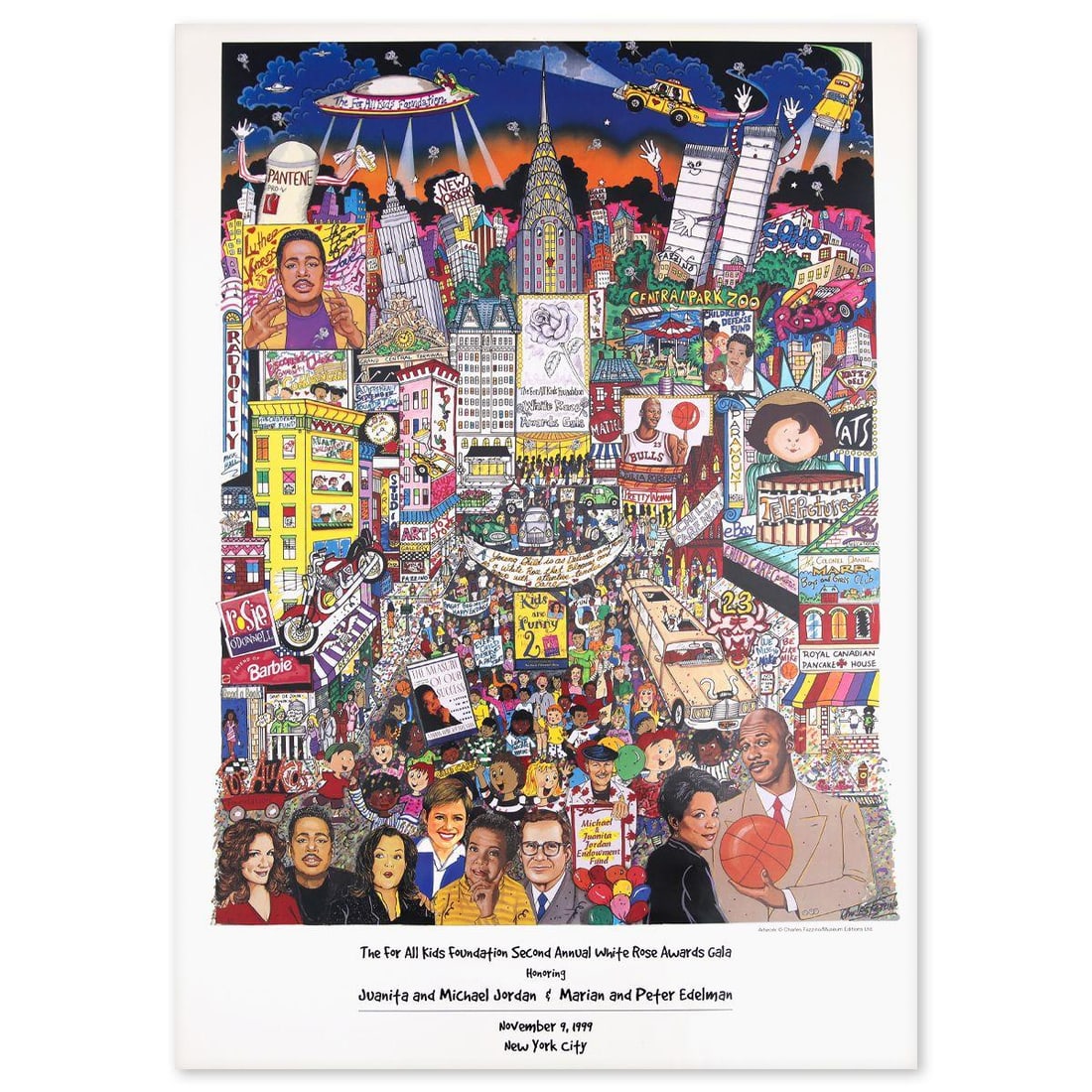 Charles Fazzino- Poster "The For All Kids Foundation" (1 of 2)