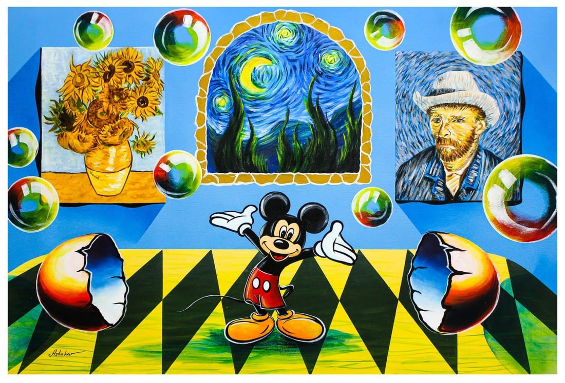 Alexander Astahov- Original Oil on Canvas "Welcome To My House" (1 of 2)