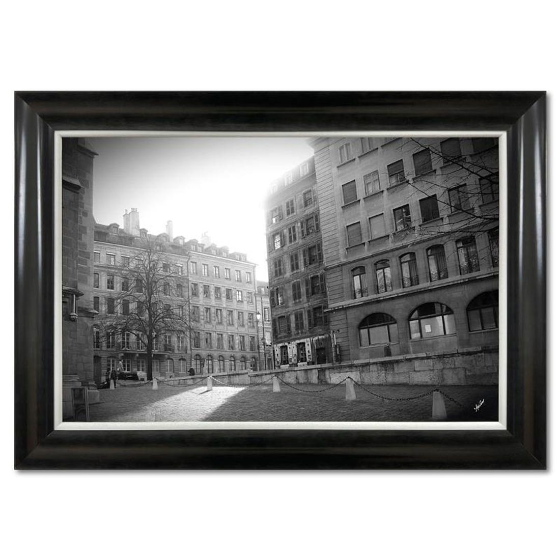 Misha Aronov, "November Morning" Framed Limited Edition Photograph on Canvas, Numbered and Hand: November Morning is a limited edition giclee on canvas by photographer Misha Aronov, numbered and hand signed by the artist. The piece comes custom framed and includes Letter of Authenticity. Measures