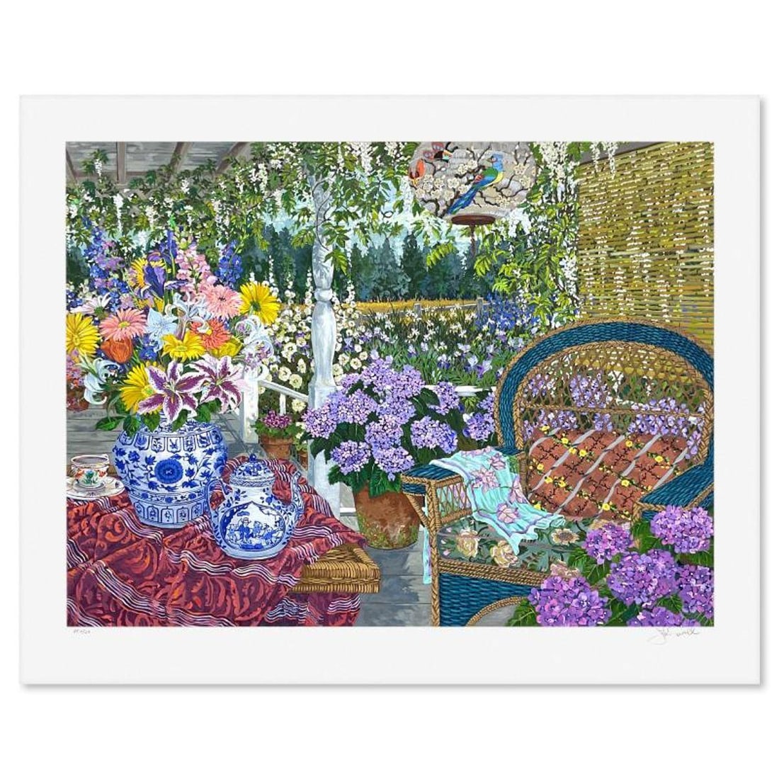 John Powell, Limited Edition Printer's Proof Serigraph, Numbered 2/20 and Hand Signed with Letter of (1 of 2)