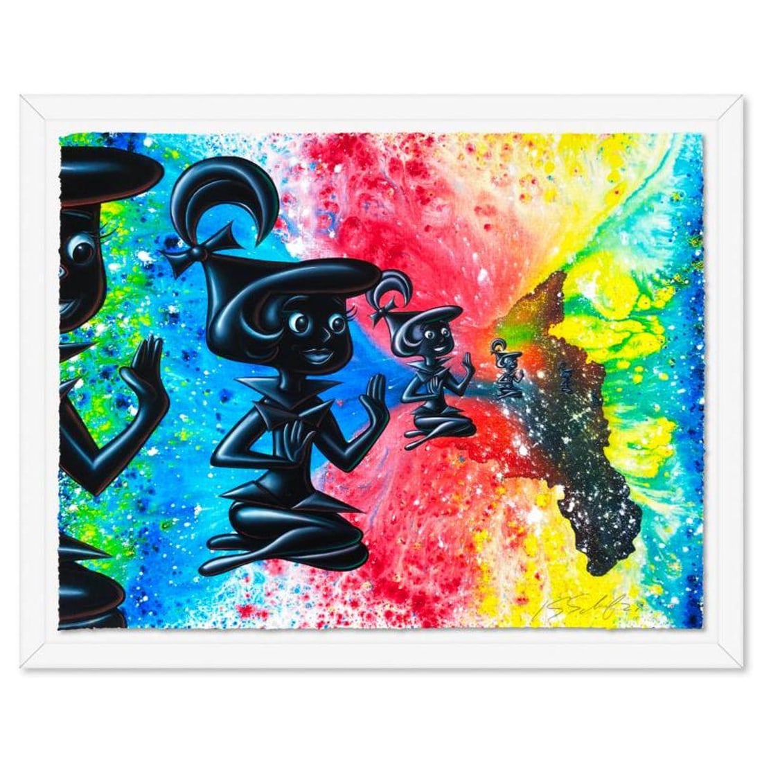 Kenny Scharf, "Judy Judy Judy...AKA Judy Infinitun" Framed Limited Edition Archival Print, Numbered (1 of 2)