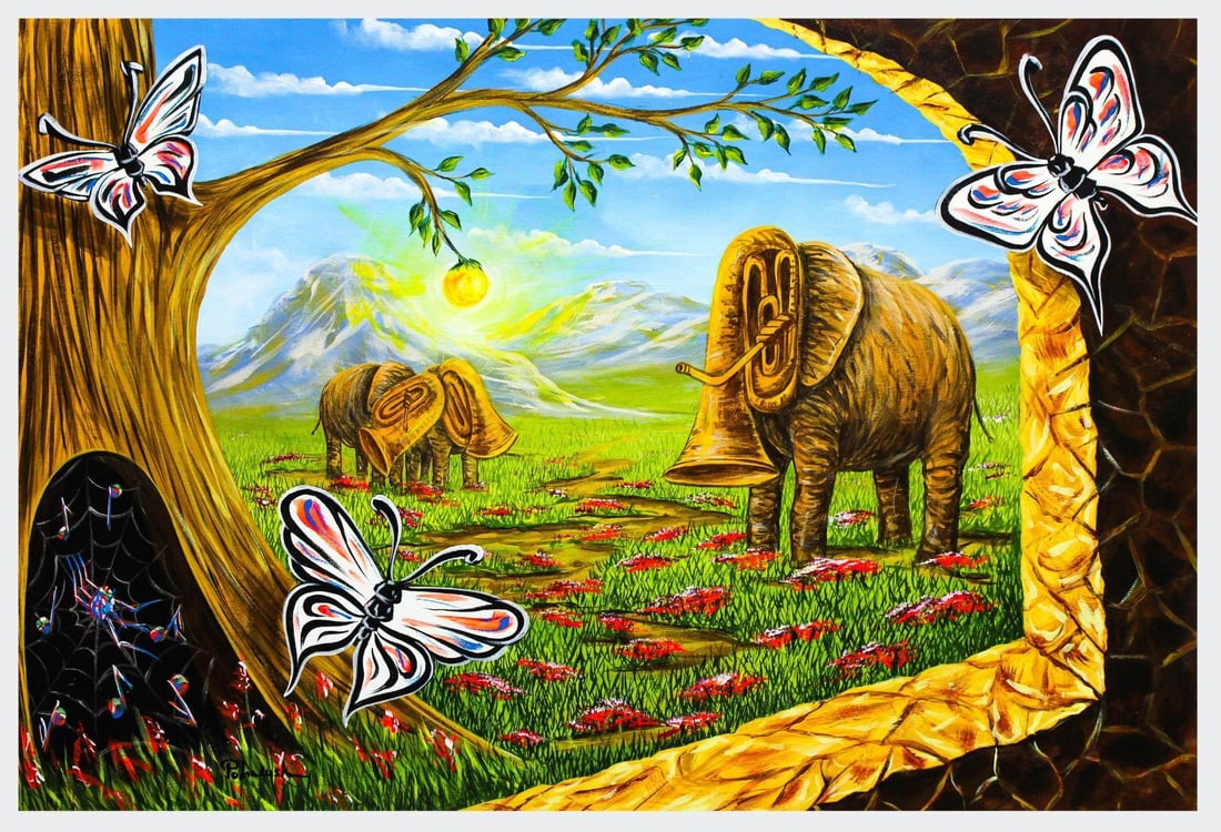 Eugene Poliarush- Original Oil on Canvas "Signs of summer" (1 of 2)