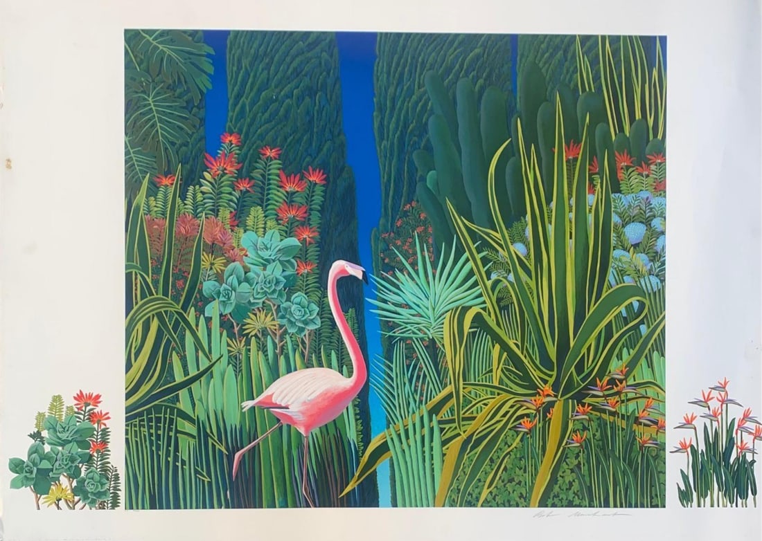 Bob Marchant- Limited edition serigraph with 2 hand drawn Remarques "Untitled" (1 of 3)