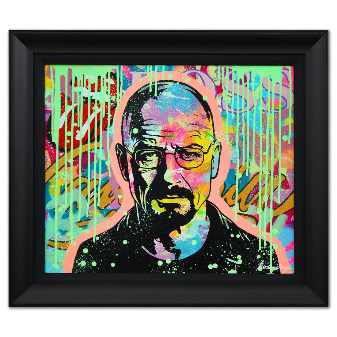 Nastya Rovenskaya- Original Oil on Canvas "Criminal Genius" (1 of 2)