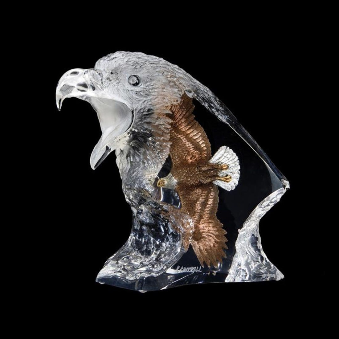 Kitty Cantrell, "Journey" Limited Edition Mixed Media Lucite Sculpture with COA.: Journey is a limited edition mixed media lucite sculpture by Kitty Cantrell. Engraved with the artists signature and number, this piece comes with a certificate of authenticity. Measures approximately