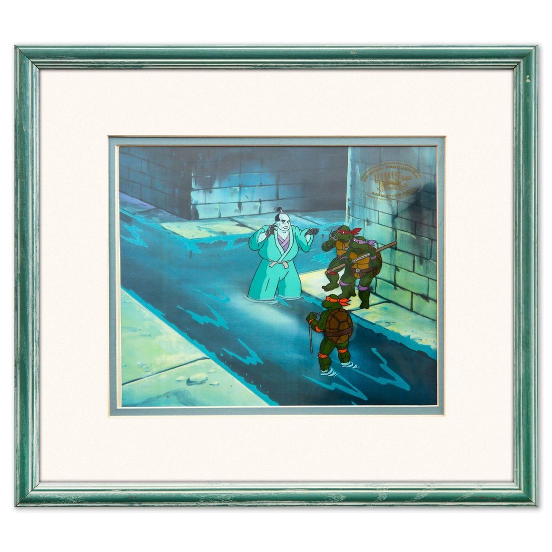 Animation Art- Hand-Painted Cel "Donatello, Michaelangelo, and Raphael" (1 of 2)