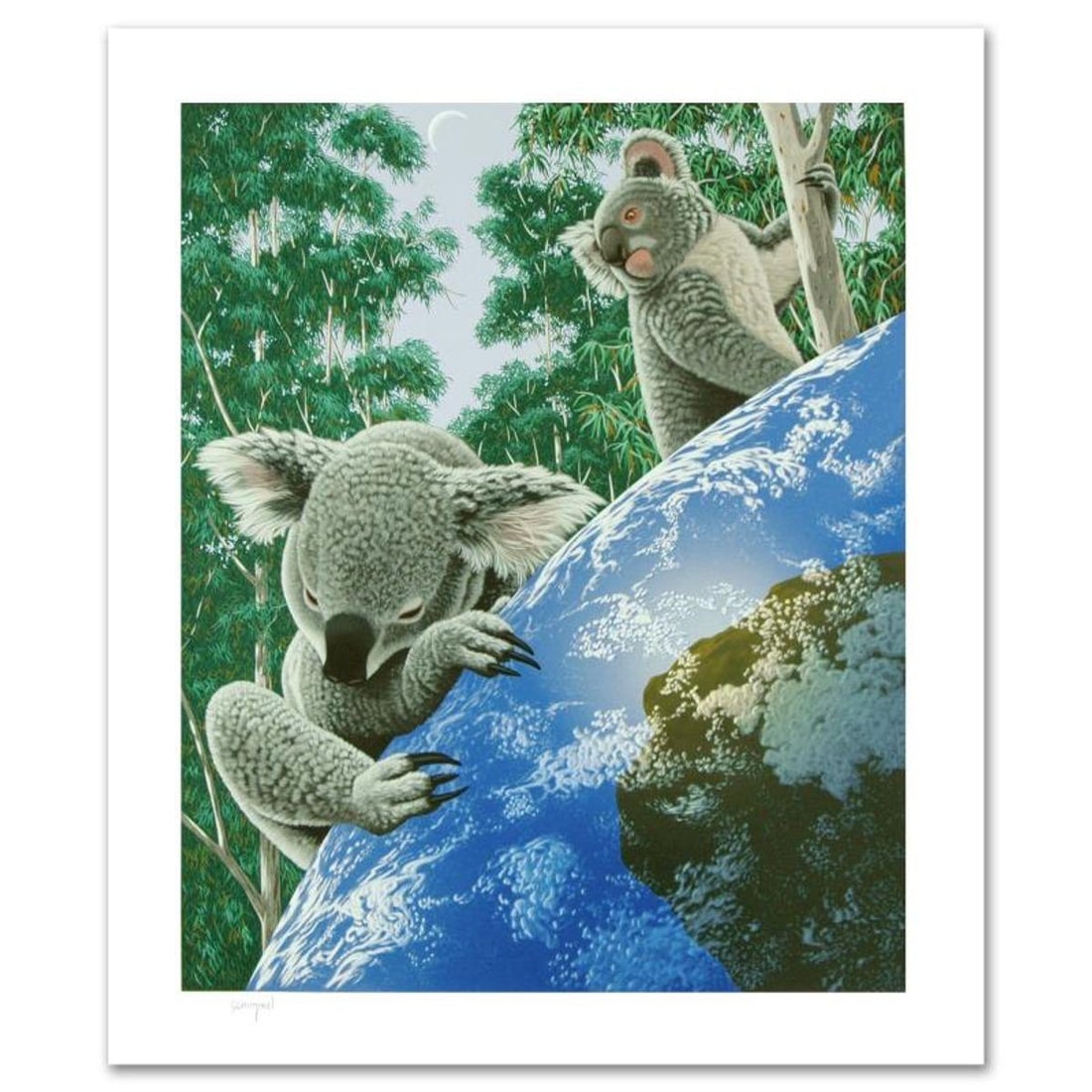 William Schimmel, "The Greatest Love" Limited Edition Serigraph, Numbered and Hand Signed with (1 of 1)