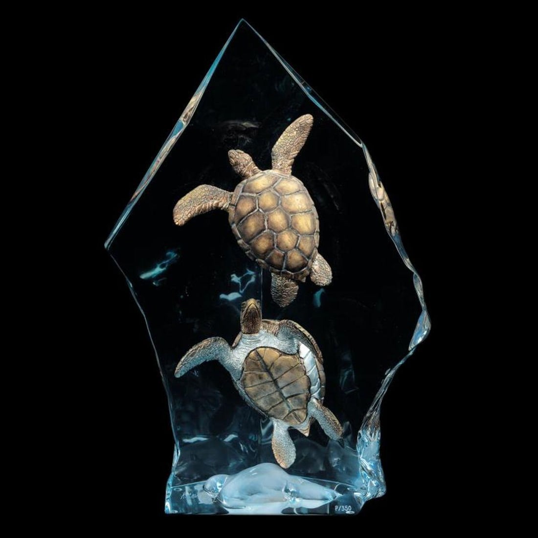 Kitty Cantrell, "Intrepid Spirit" Limited Edition Mixed Media Lucite Sculpture with COA.: Intrepid Spirit is a limited edition mixed media lucite sculpture by Kitty Cantrell. Engraved with the artists signature and number, this piece comes with a certificate of authenticity. Measures appro