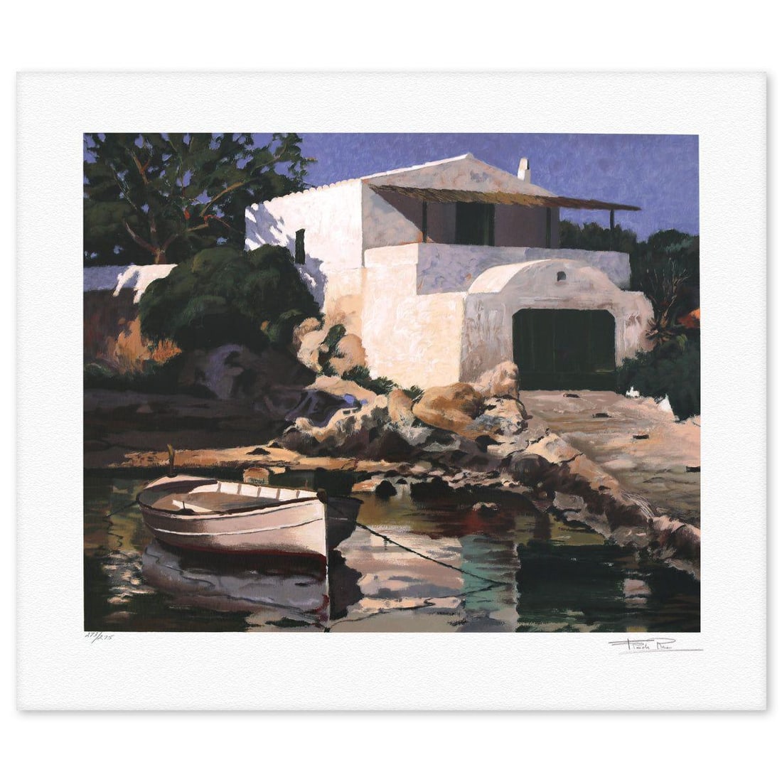 Poch Romeu- Silkscreen "Rincon de Biniancolla" (1 of 4)