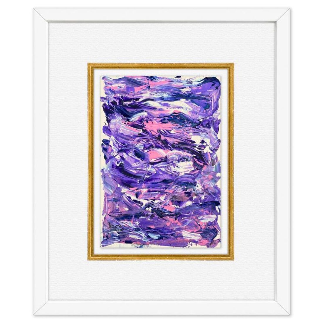 Yuroz, Framed Original Painting, Hand Signed with Letter of Authenticity.: This is an original painting on paper by Yuroz, hand signed by the artist. This piece comes custom framed on linen. Includes Letter of Authenticity. Measures approx. 20" x 17" (frame), 12" x 9" (image