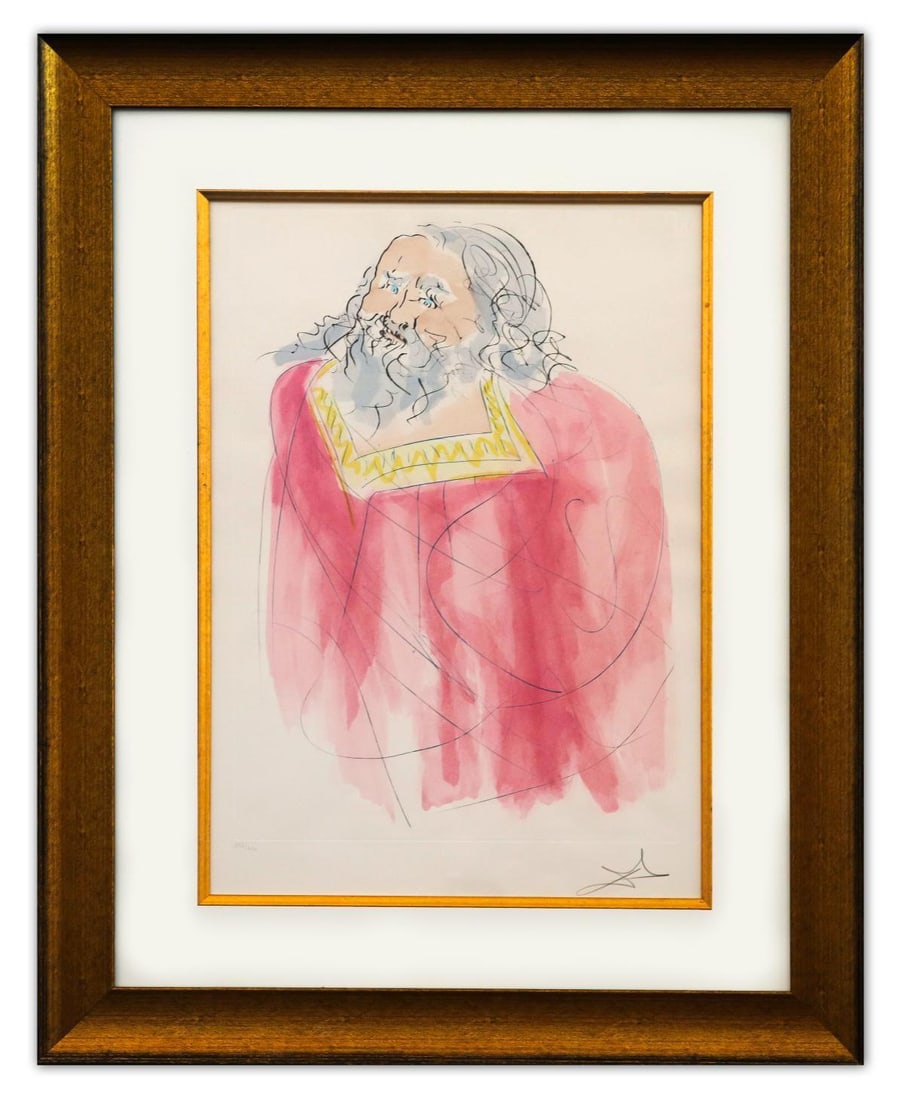 Salvador Dali- Original Lithograph "Jeremiah" (1 of 3)