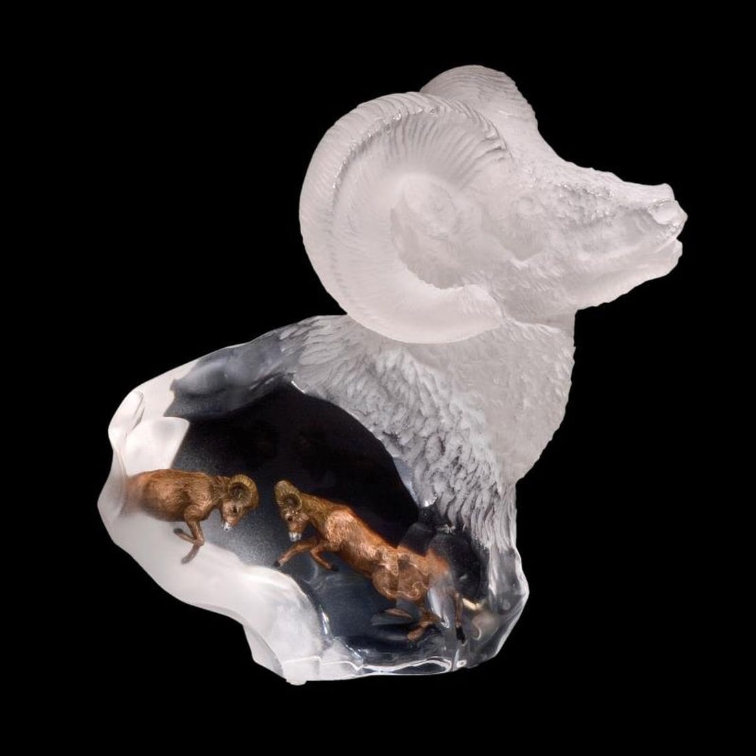 Kitty Cantrell, "Mountain Spirit" Limited Edition Mixed Media Lucite Sculpture with COA.: Mountain Spirit is a limited edition mixed media lucite sculpture by Kitty Cantrell. Engraved with the artists signature and number, this piece comes with a certificate of authenticity. Measures appro