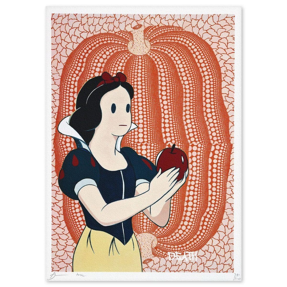 Death NYC- Fine art Print: Artist: Death NYC. Medium: Fine art Print. Size: 18" x 13". Signature: Hand signed and numbered. Certificate of Authenticity: Is included. Additional: Paper: Fine art 300 gsm paper. DEATH chooses to k