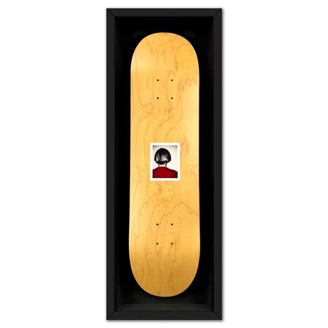 Andy Warhol (1928-1987), "Self-Portrait (Yellow)" Framed One-of-a-Kind Unique Edition Skateboard,: Self-Portrait (Yellow) is a one-of-a-kind unique edition skateboard by Andy Warhol (1928-1987), bearing the plate signature inverso of the artist. This piece comes custom framed. This piece is from a