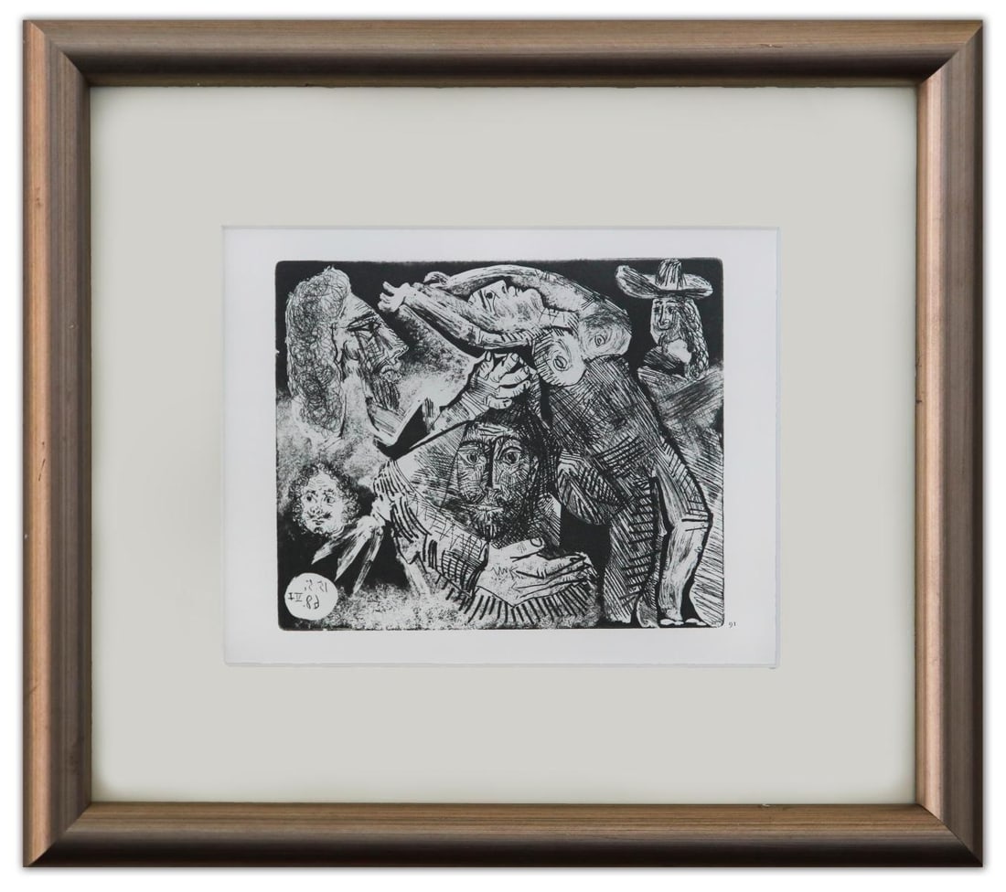 After Pablo Picasso- Offset Lithograph "From The 347 Series" (1 of 1)