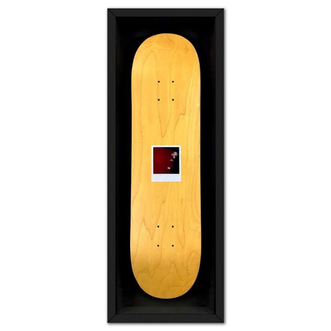 Andy Warhol (1928-1987), "Self-Portrait (Yellow)" Framed One-of-a-Kind Unique Edition Skateboard,: Self-Portrait (Yellow) is a one-of-a-kind unique edition skateboard by Andy Warhol (1928-1987), bearing the plate signature inverso of the artist. This piece comes custom framed. This piece is from a