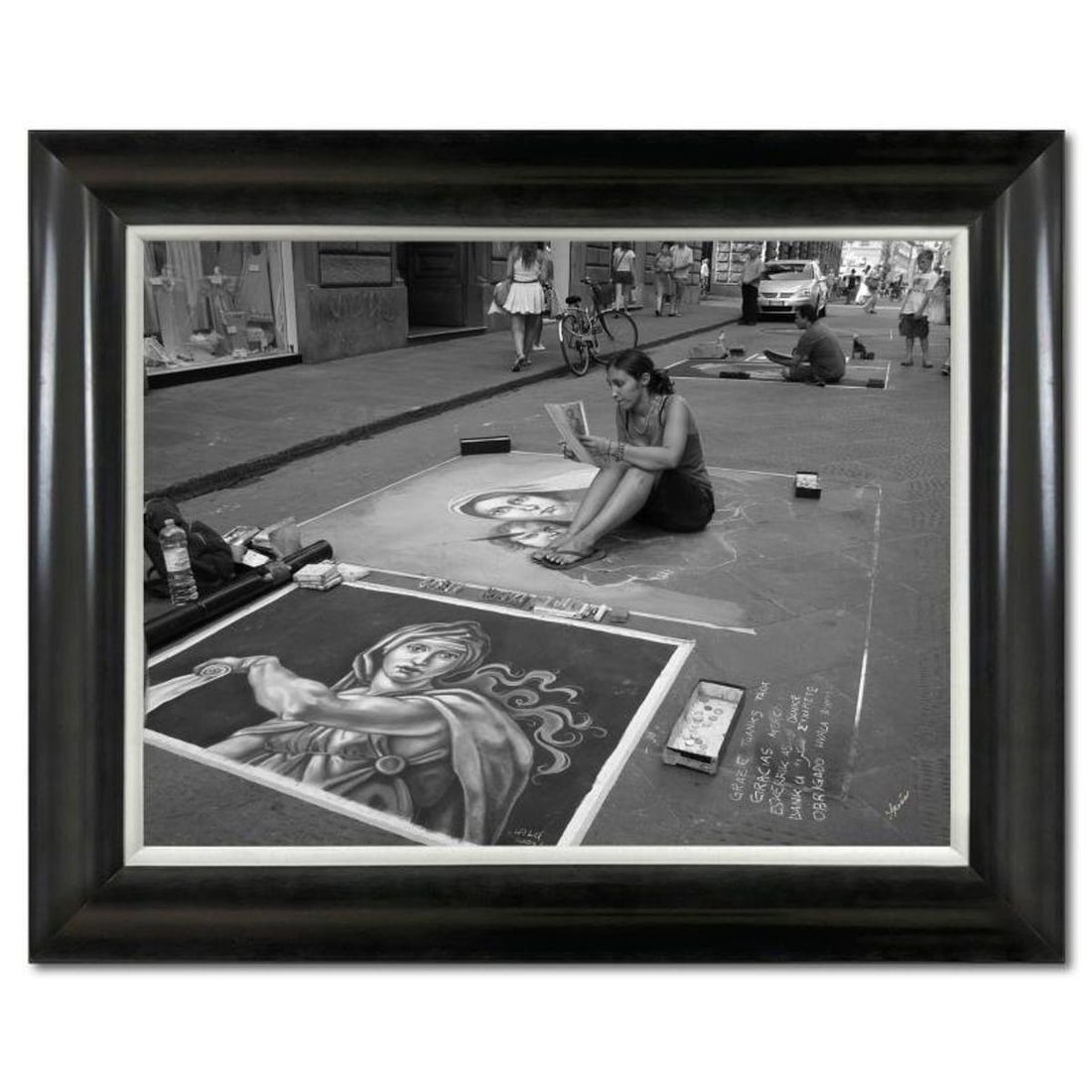 Misha Aronov, "Florence" Framed Limited Edition Photograph on Canvas, Numbered and Hand Signed with: Florence is a limited edition giclee on canvas by photographer Misha Aronov, numbered and hand signed by the artist. The piece comes custom framed and includes Letter of Authenticity. Measures approxi