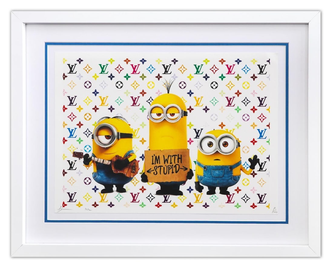 Death NYC- Fine art Print: Artist: Death NYC. Medium: Fine art Print. Size: 12" x 17". Measures approx. 19" x 24" (framed). Signature: Hand Signed and Numbered. Certificate of Authenticity: is included. Additional: Custom frame