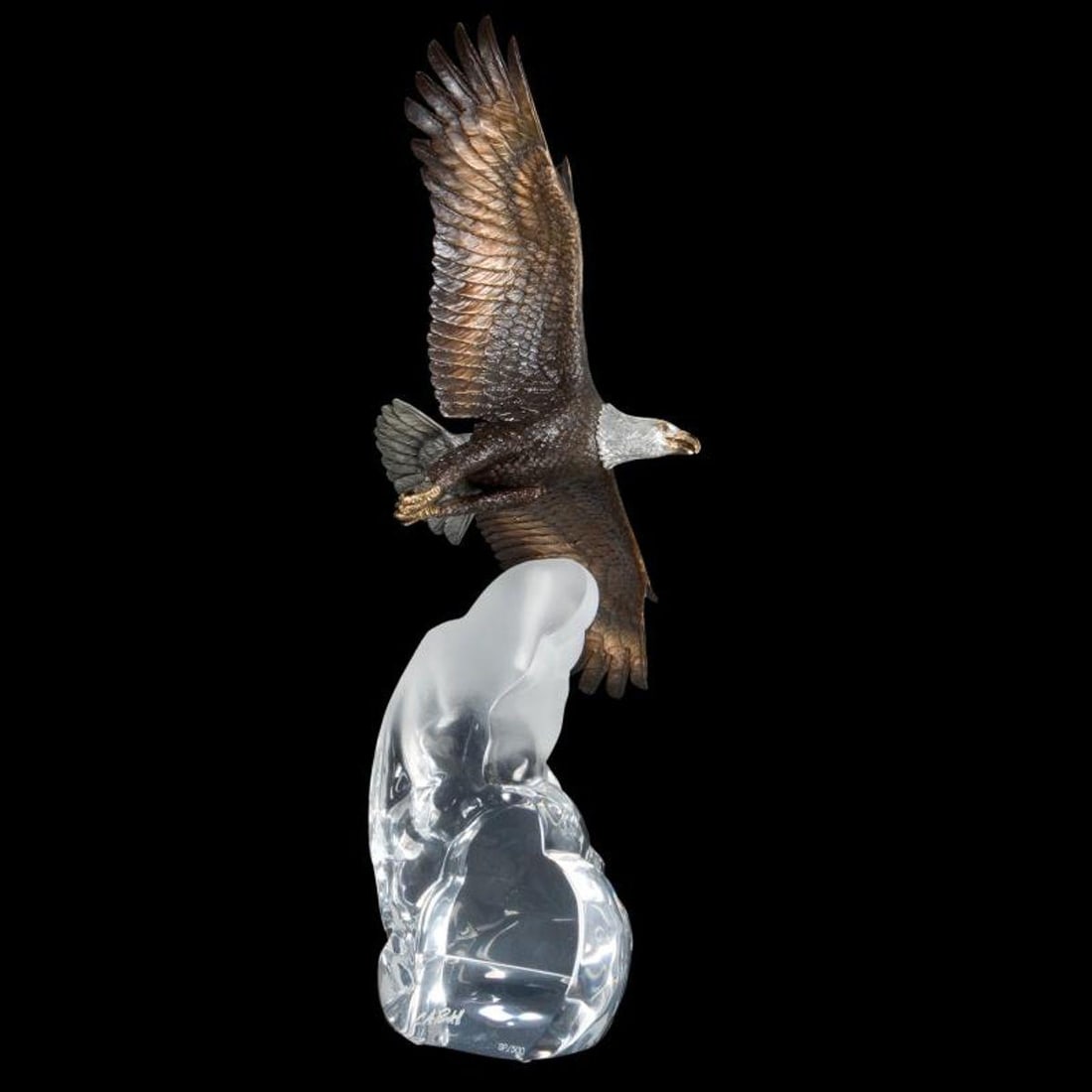 Christopher Pardell, "Cloud King" Limited Edition Mixed Media Lucite Sculpture with COA.: Cloud King is a limited edition mixed media lucite sculpture by Christopher Pardell. Engraved with the artists signature and number, this piece comes with a certificate of authenticity. Measures appro