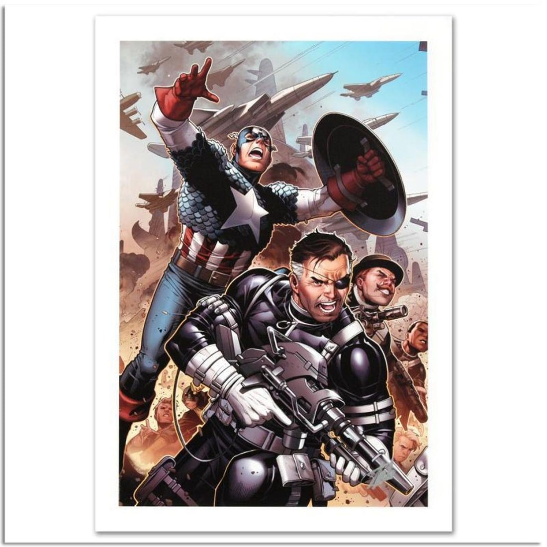 Stan Lee Signed, Marvel Comics "Secret Warriors #18" Limited Edition Canvas 3/99 with Certificate of (1 of 1)