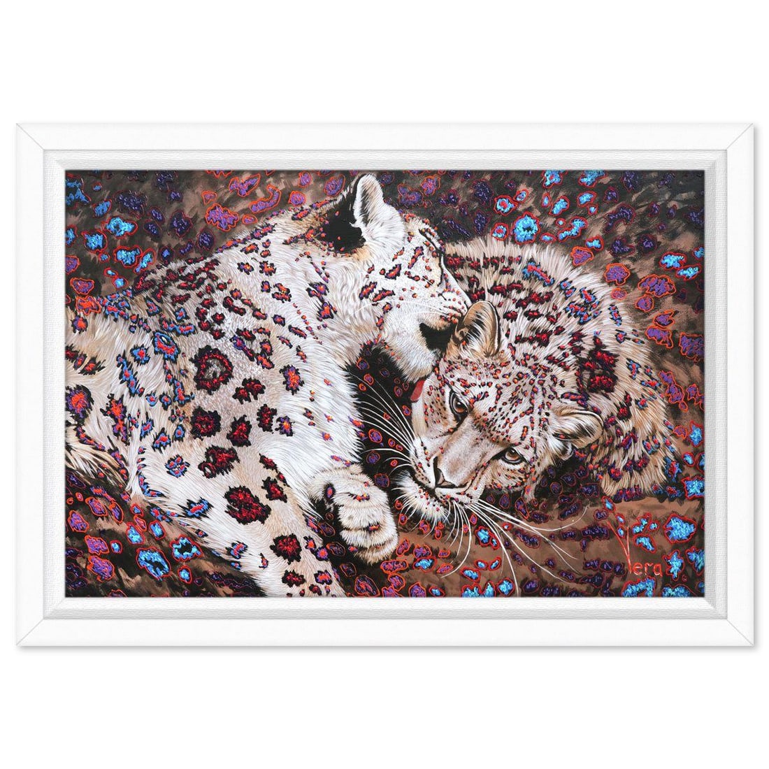 Vera V. Goncharenko- Original Oil on Canvas "Snowy Embrace": Artist: Vera V. Goncharenko. Medium: Original Oil on Canvas. Title: Snowy Embrace. Size: 24" x 36". Measures approx. 30" x 40" (framed). Signature: Hand signed. Certificate of Authenticity: Is include