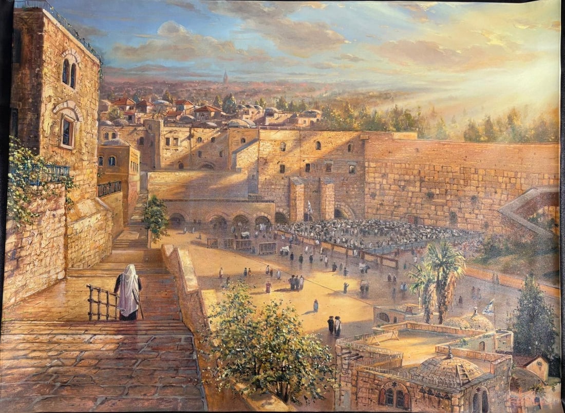 Alex Levin- Giclee on canvas: Artist: Alex Levin. Medium: Giclee on canvas. Size: 33" x 44". Signature: Signed.