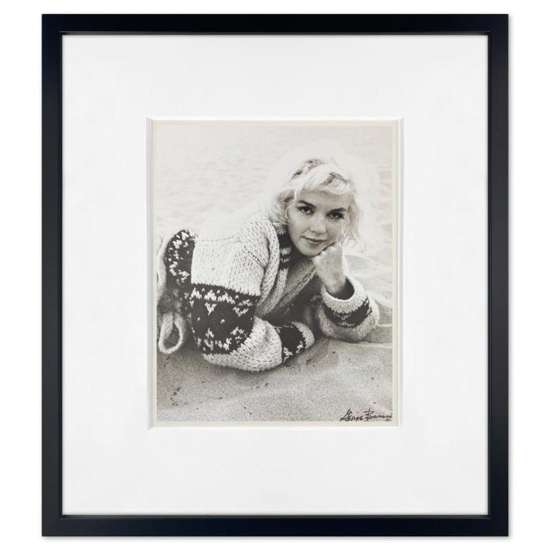 George Barris (1922-2016), "Marilyn Monroe: The Last Shoot" Framed Photograph Printed from the: Marilyn Monroe: The Last Shoot is a photograph printed from the original negative taken by George Barris (1922-2016). This photo is part of a series entitled "The Last Photos" which were taken in 1962