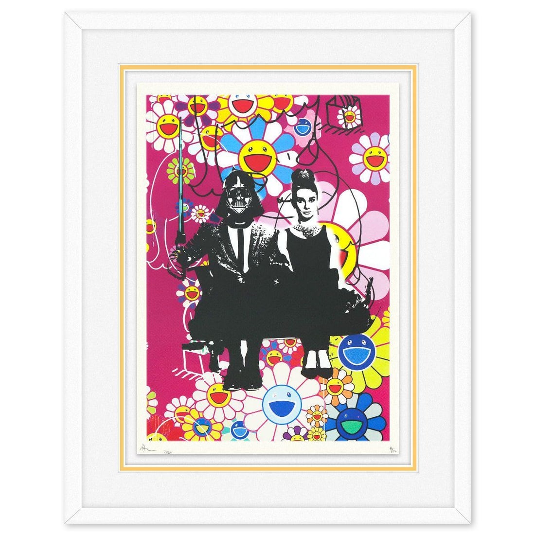 Death NYC- Fine Art Print: Artist: Death NYC. Medium: Fine Art Print. Size: 17.5" x 12.5". Measures approx. 24" x 19" (framed). Signature: Hand Signed by the artist. Certificate of Authenticity: Is included. Reference#: 56142.