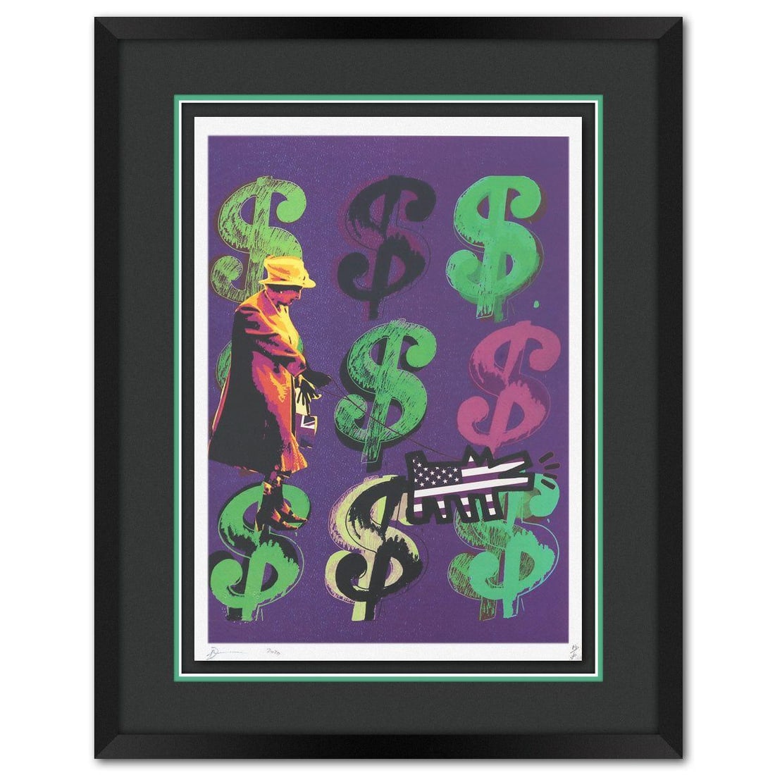 Death NYC- Fine Art Print: Artist: Death NYC. Medium: Fine Art Print. Size: 17.5" x 12.5". Measures approx. 24" x 19" (framed). Signature: Hand Signed by the artist. Certificate of Authenticity: Is included. Reference#: 56170.