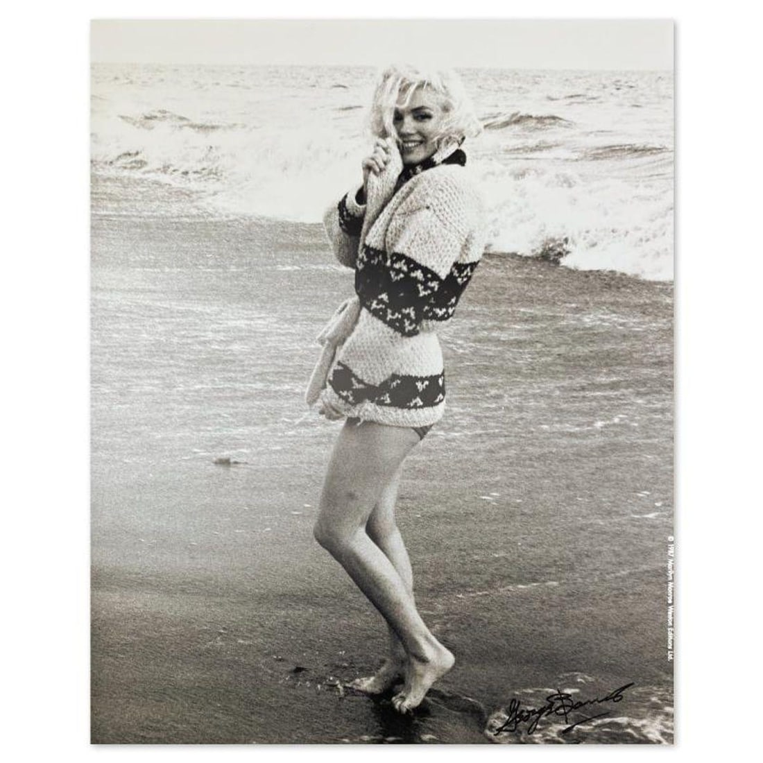 George Barris (1922-2016), "Marilyn Monroe: The Last Shoot" Photograph Printed from the Original: Marilyn Monroe: The Last Shoot is a photograph printed from the original negative taken by George Barris (1922-2016). This photo is part of a series entitled "The Last Photos" which were taken in 1962