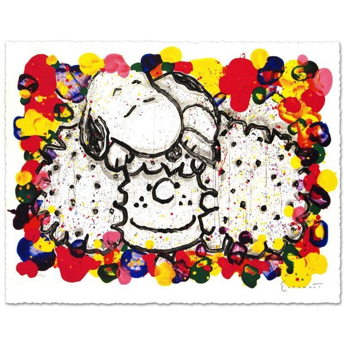 Why I Like Big Hair Limited Edition Hand Pulled Original Lithograph (37" x 27") by Renowned Charles: Why I Like Big Hair is a limited edition hand pulled original lithograph on museum quality deckle-edge paper, numbered and hand signed by Tom Everhart. This is one of the final Everhart editions to be