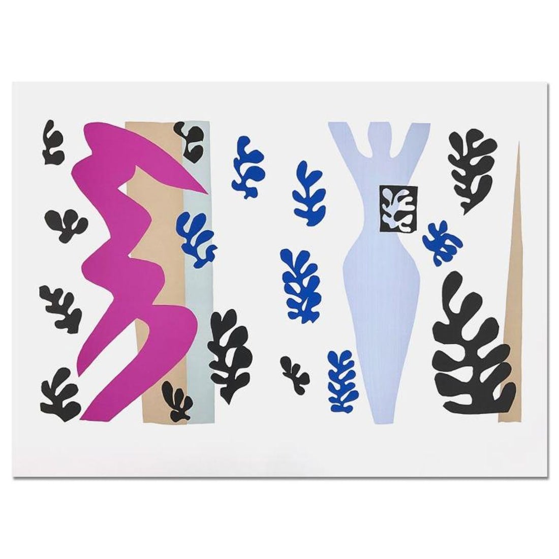 Henri Matisse 1869-1954 (After), "Le Lanceur de Couteaux (The Knife Thrower)" Limited Edition: Le Lanceur de Couteaux (The Knife Thrower) is a limited edition lithograph by Henri Matisse (1869-1954). This piece comes from an edition of 200 authorized by the Matisse Estate; the edition number is