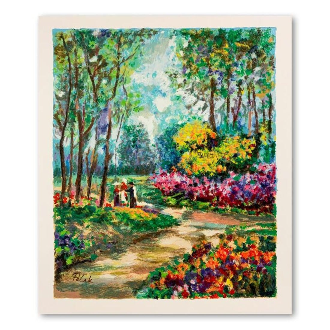 Dimitri Polak (1922-2008), Hand Signed Limited Edition Serigraph on Paper with Letter of: This is a limited edition serigraph on paper by Dimitri Polak (1922-2008). It is numbered and hand signed and includes a letter of authenticity. Measures approximately 12" x 10" (image). Reference#: 9